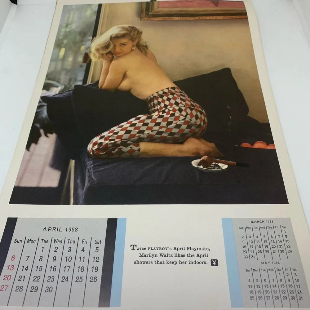 1958 Playboy Playmate Calendar !